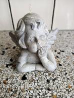 Kaars in de vorm van een engel., Overige materialen, Ophalen of Verzenden, Zo goed als nieuw, Grijs