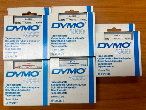 Dymo 4000 Labels - 12mm - 5 Stuks Nieuw, Computers en Software, Labelprinters, Nieuw, Tape-label, Ophalen of Verzenden
