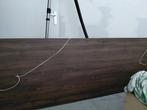 Donker hout bed 180, Huis en Inrichting, Ophalen, Gebruikt, Bruin, Tweepersoons