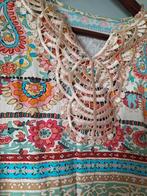 Zomerblouse met kant boho Ibiza M, Ophalen of Verzenden, Zo goed als nieuw, Maat 38/40 (M), Overige kleuren