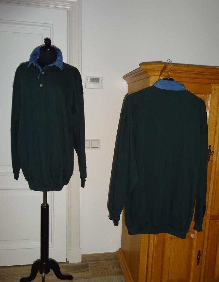 NIEUW Maat XXL. Polo Winter Trui van het Merk: CLIQUE.Het ka, Kleding | Heren, Grote Maten, Nieuw, Trui of Vest, Groen, Ophalen of Verzenden