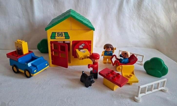 Vintage duplo set 2656 Postkantoor Village Post Office, Ophalen of Verzenden, Gebruikt, Complete set, Duplo
