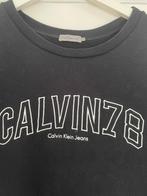 Calvin  Klein zwarte dames sweater trui witte letters maat M, Maat 38/40 (M), Zwart, Ophalen of Verzenden, Zo goed als nieuw