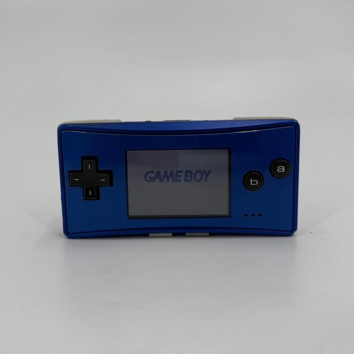 Nintendo Game Boy Micro - Blauw, Spelcomputers en Games, Spelcomputers | Nintendo Game Boy, Zo goed als nieuw