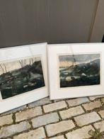 2 werken Karel Delfos (1944–1995) 1991, Antiek en Kunst, Kunst | Schilderijen | Klassiek, Ophalen