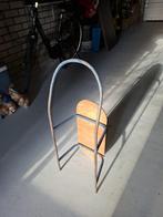 metalen slee met houten zitje, Kinderen en Baby's, Ophalen, Gebruikt, Hout