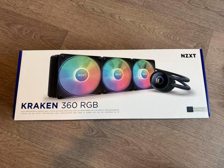 Nzxt kraken 360 rgb, Computers en Software, Computerkoelers, Zo goed als nieuw, Waterkoeling, Ophalen of Verzenden