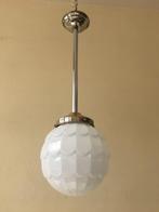 Art Deco Opaline Lamp Hanglamp Lampje FRans, Antiek en Kunst, Ophalen of Verzenden
