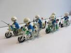 Playmobil 6 Vintage politie motoren agenten met motoren 3572, Ophalen of Verzenden, Gebruikt, Los playmobil