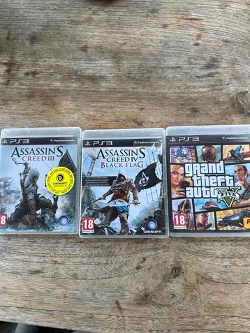 PS3 Games: Assassin's Creed & GTA 5 beschikbaar voor biedingen