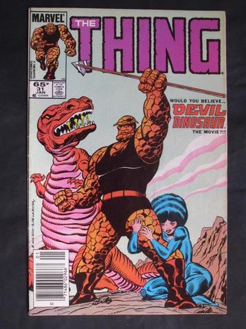 The Thing #31 Marvel 1986 Devil Dinosaur: The Movie beschikbaar voor biedingen