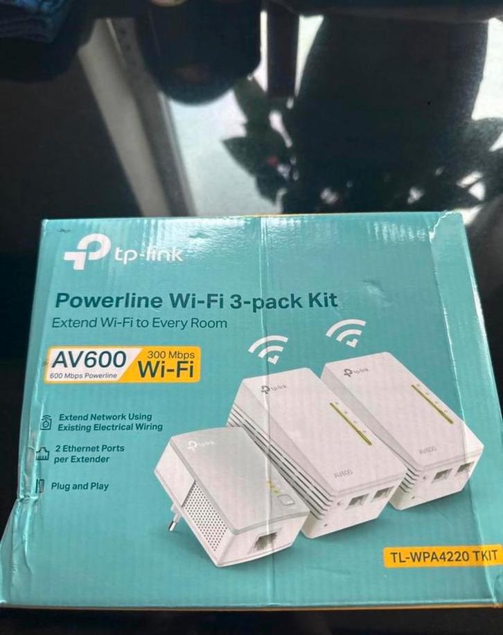 TP-Link AV600 Powerline WiFi - 600mb, Computers en Software, Powerlines, Nieuw, Ophalen of Verzenden