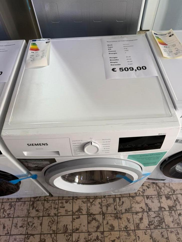 Siemens 8 kilo wasmachine 1400 toeren nieuw, Witgoed en Apparatuur, Wasmachines, Nieuw, Voorlader, 8 tot 10 kg, Minder dan 85 cm