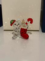 Swarovski kris beer met kerstzak, Ophalen of Verzenden, Zo goed als nieuw, Figuurtje