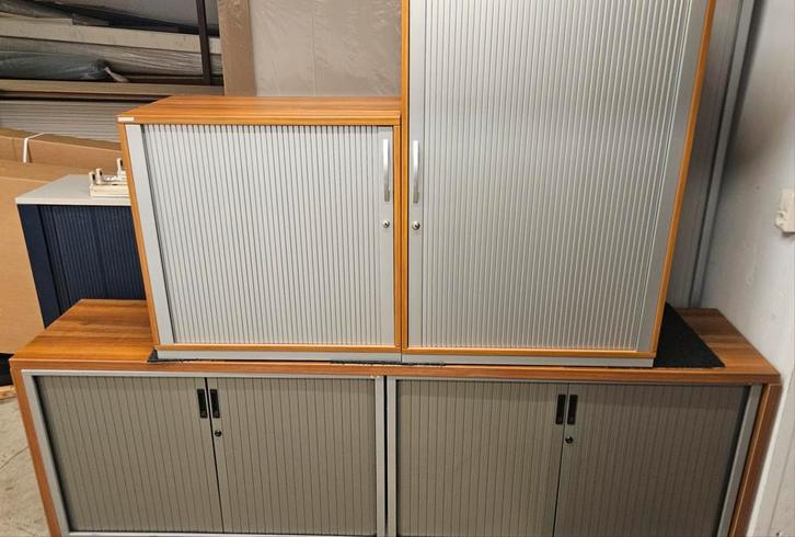 Palmberg kantoorset Roldeurkasten - Zeer nette staat!, Huis en Inrichting, Kasten | Roldeurkasten en Archiefkasten, Zo goed als nieuw