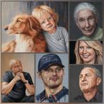 Portret tekening pastel, Tekeningen