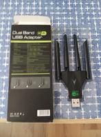 usb wifi adapter 1300 Mbps, Computers en Software, Netwerkkaarten, Ophalen of Verzenden, Zo goed als nieuw, Extern