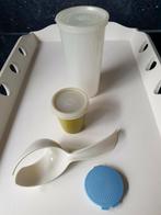 Vintage Tupperware, Ophalen of Verzenden, Zo goed als nieuw, Wit, Beker of Kan