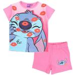 Stitch Shortama Disney - Pink Kiss - Maat 98-104-110-116, Nacht- of Onderkleding, Stitch, Meisje, Nieuw