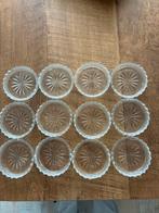 Antiek kristallen onderzetters 12 stuks, Antiek en Kunst, Ophalen of Verzenden
