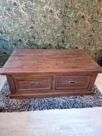 Salontafel met lades, 100 tot 150 cm, 50 tot 75 cm, Zo goed als nieuw, Kersenhout