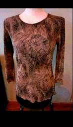 Bruin t-shirt, Kleding | Dames, Bruin, Maat 42/44 (L), Ophalen of Verzenden, Zo goed als nieuw