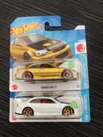 HotWheels 2x Honda Civic Si, Ophalen of Verzenden, Zo goed als nieuw