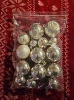 14 kerstballen glas zilver diverse formaten vintage, Diversen, Ophalen of Verzenden, Zo goed als nieuw