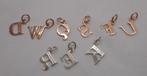 Zilveren roségoud vergulde letter hangers Thomas Sabo nr.274, Sieraden, Tassen en Uiterlijk, Kettinghangers, Overige voorstellingen