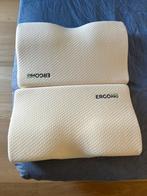 2 ergonomische hoofdkussens (gratis), Ophalen, Eenpersoons, Wit, Nieuw