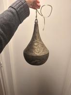 Mooie Marokkaanse Lamp - Zilverkleurig, Huis en Inrichting, Lampen | Hanglampen, Ophalen of Verzenden, Gebruikt, Metaal, Minder dan 50 cm