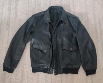 Zware Leren Bomberjack Motorjack large beschikbaar voor biedingen