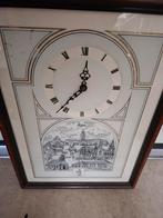 Vintage Wanddecoratie met Klok - 50x36cm, Ophalen of Verzenden