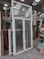 Raamkozijn Hardhout, inclusief dubbelglas ca. 153x269, Gebruikt, Raamkozijn, Inclusief glas, 225 cm of meer