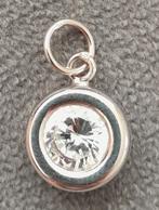 18k gouden hanger met steen, Sieraden, Tassen en Uiterlijk, Bedels, Overige merken, Ophalen of Verzenden, Zo goed als nieuw, 1 bedel