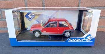 Solido schaal renault 5 gt turbo mk1 – 1985 – rood beschikbaar voor biedingen