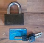 Mul-t-lock C16 hangslot containerslot met 3sleutels en pas, Ophalen of Verzenden, Gebruikt