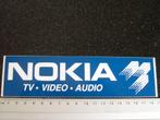 sticker nokia tv video audio logo, Verzenden, Zo goed als nieuw, Merk