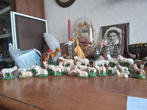 te koop schaapjes van kerstgroepen, Diversen, Kerst, Gebruikt, Ophalen of Verzenden