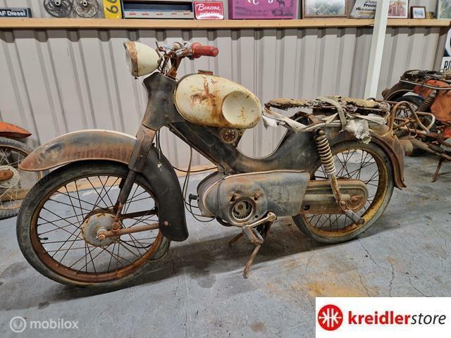 Kreidler Eitank met claxon onder de tank bouwjaar 1959, Fietsen en Brommers, Brommers | Kreidler, Gebruikt, Overige modellen