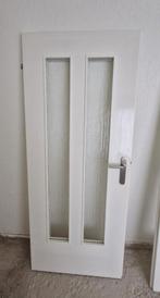 2x deuren, Doe-het-zelf en Verbouw, Deuren en Horren, Ophalen, Gebruikt, Binnendeur, Glas