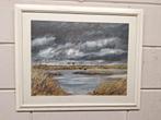 Schilderij met Opvliegende Eenden, Antiek en Kunst, Kunst | Schilderijen | Klassiek, Ophalen of Verzenden