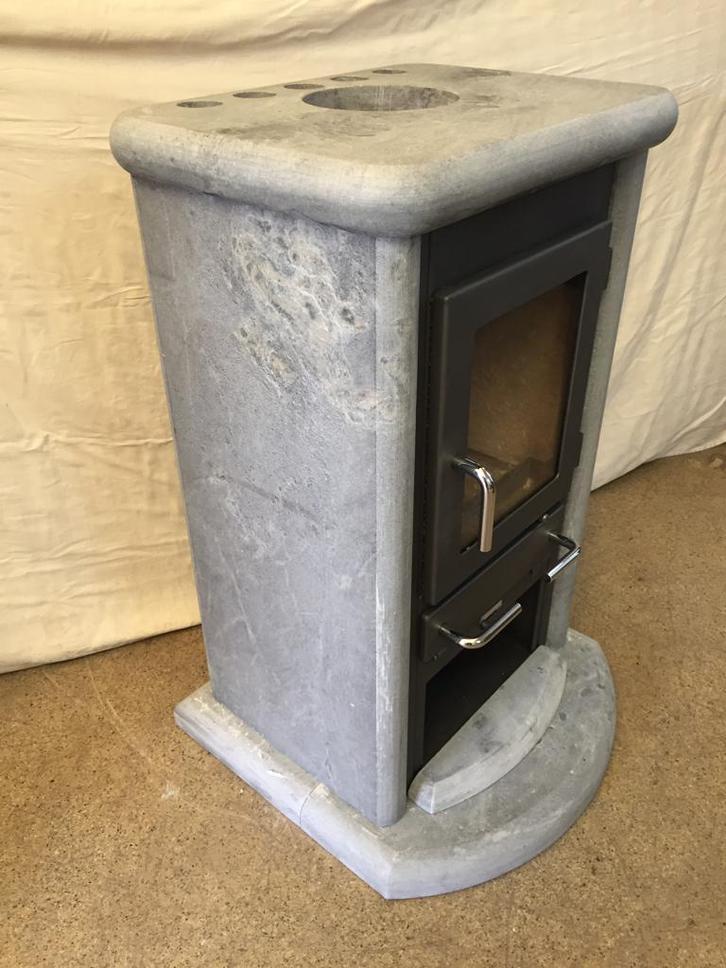 Speksteenkachel / houtkachel ( Jydepejsen), Huis en Inrichting, Kachels, Zo goed als nieuw, Vrijstaand, Houtkachel, Hout, Ophalen