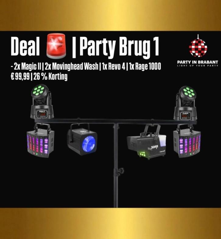 PartyBrug 1 DEAL - 26% Korting | Door en voor klanten | PIB, Hobby en Vrije tijd, Feestartikelen | Verhuur, Nieuw, Ophalen