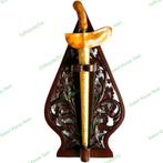 Blawong Keris Wandhouder Teak Gunungan Kris Krissen BW06, Verzenden