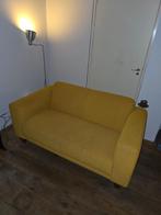 oker geel twee persoons bankje, Huis en Inrichting, Ophalen, Gebruikt, 150 tot 200 cm, Tweepersoons