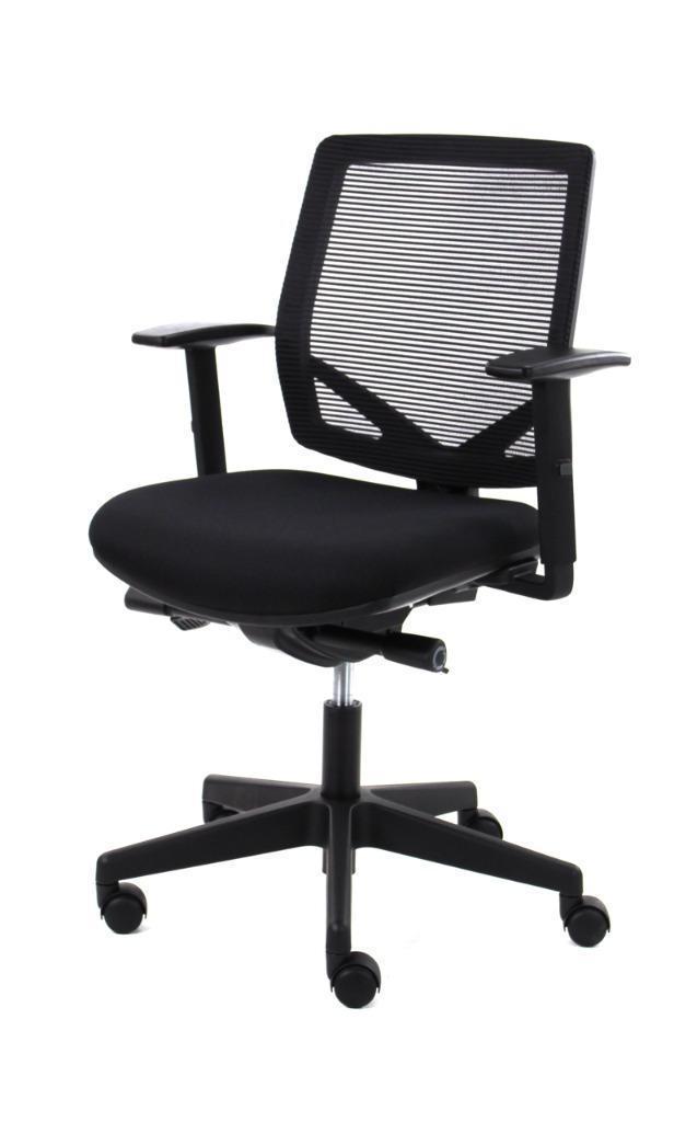 Nieuw | WPD-Line Core Bureaustoel | Zwart | NEN1335 | Mesh, Huis en Inrichting, Bureaustoelen, Nieuw, Bureaustoel, Zwart, Ergonomisch