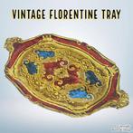 Elegantie uit Florence: Vintage Florentijnse Dienblad, Verzenden, Gebruikt