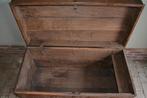 Prachtige antieke eiken dekenkist  inscriptie "ELZA 1743", Verzenden