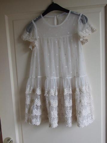 Mayoral nieuw doorschijnend feest jurkje maat 128 beschikbaar voor biedingen